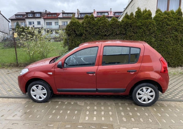 Dacia Sandero cena 11800 przebieg: 133000, rok produkcji 2009 z Wejherowo małe 277